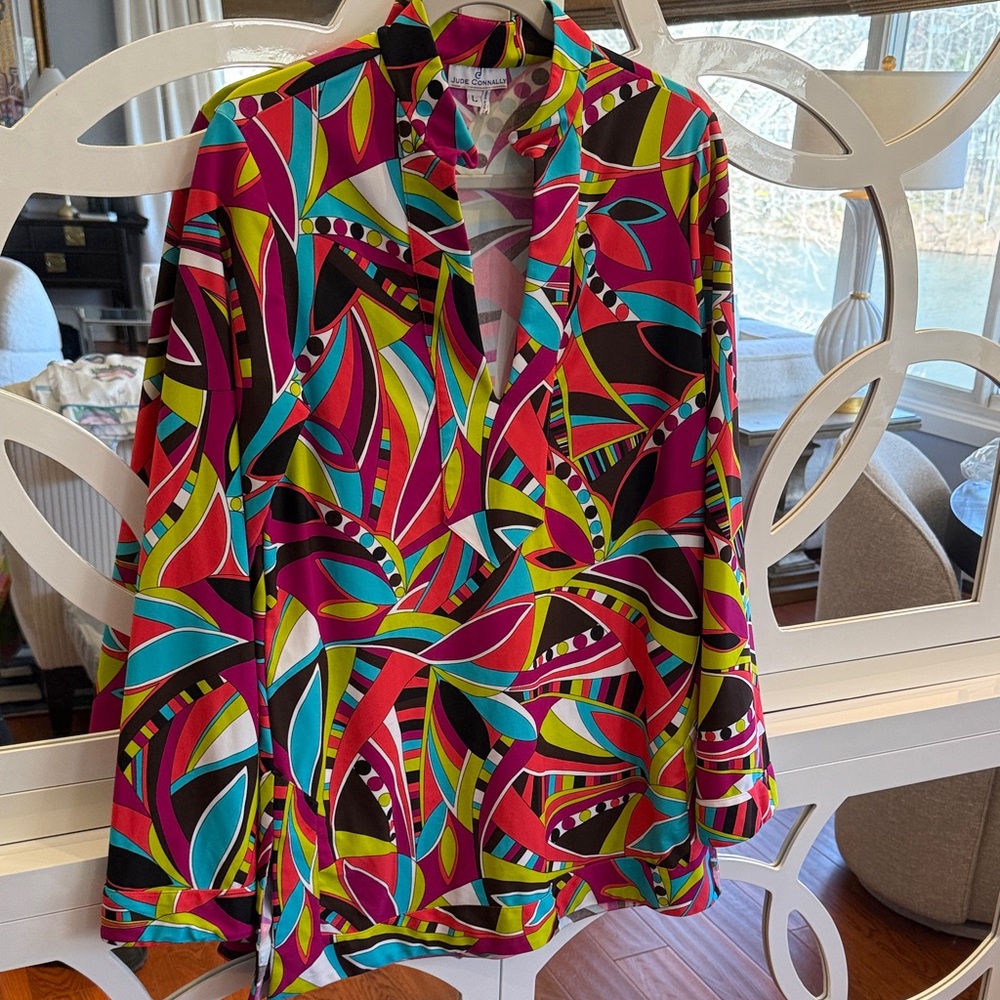Jude Connally Colorful Tunic Top!